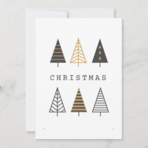 Tarjeta simple para Navidades de vacaciones