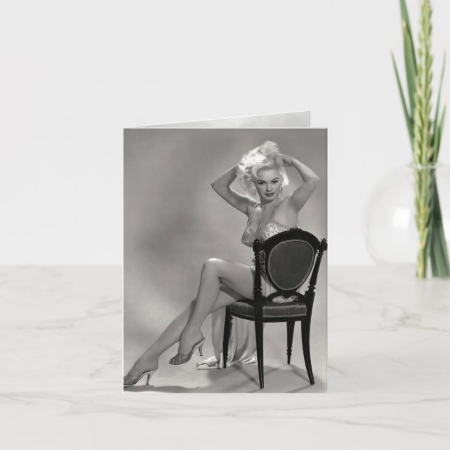 Festiva Tarjeta "Sitting in Style" vintage (Anverso)