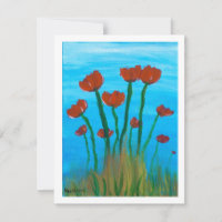 Tarjeta "Tall Tulips"