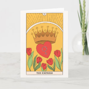 Festiva Tarjeta tarot de emperatriz Mayor energía femenina
