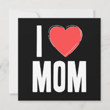 Tarjeta Te (Corazón) Mamá – Amor para el Día de la