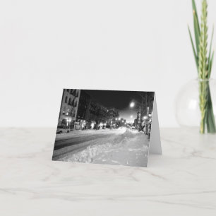 Festiva Tarjeta "Una noche de invierno en la ciudad" - Nav