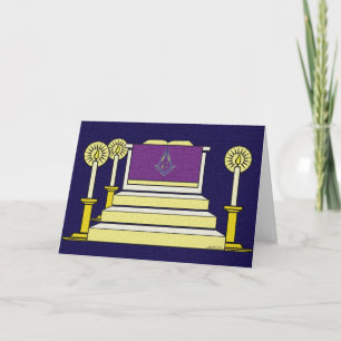 Festiva Tarjeta universal masónica