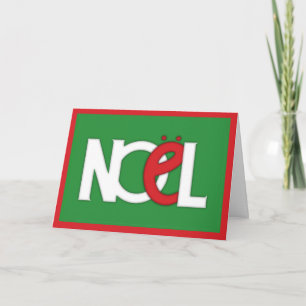 Festiva Tarjeta verde NOEL