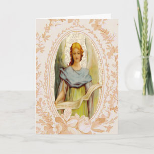 Festiva Tarjeta vintage Angel Easter