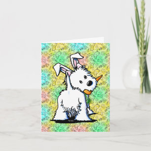 Festiva Tarjeta Westie Easter