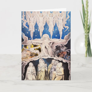 Festiva Tarjeta William Blake: antes del trono divino