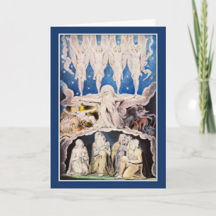 Festiva Tarjeta William Blake: antes del trono divino