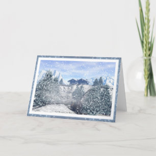 Festiva Tarjeta Winter Wonderland