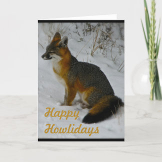 Festiva Tarjeta Wintery Wildlife