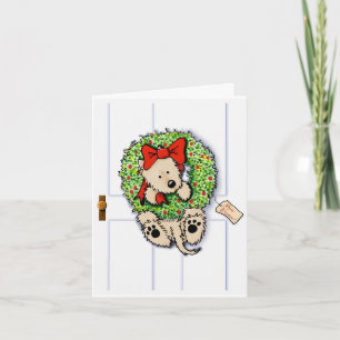 Festiva Tarjeta Wreath Wrangler de vacaciones