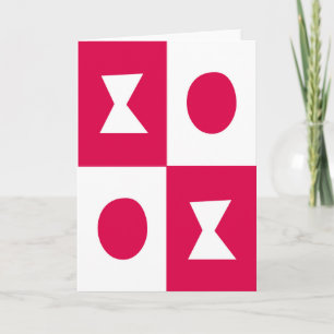 Festiva Tarjeta XOXO Valentine