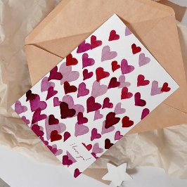 Festiva Te amo la tarjeta de El día de San Valentín de cor