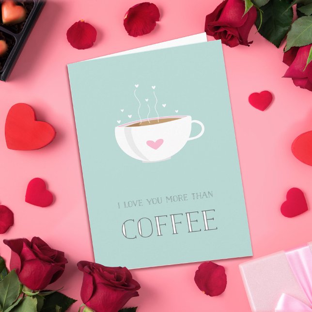Festiva Te Amo Más Que La Tarjeta De San Valentín De Café (Subido por el creador)