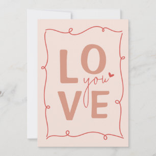 Festiva Te amo siempre, tarjeta El día de San Valentín