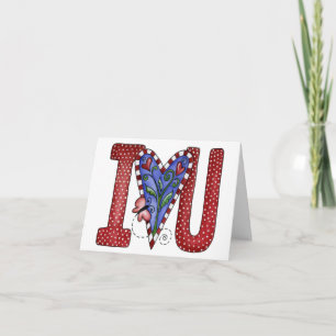 Festiva Te amo - tarjeta de la tarjeta del día de San