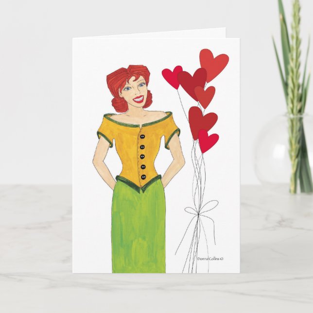 Festiva Te Amo Tarjeta del Día de San Valentín (Anverso)