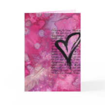 Te amo tarjeta del día de San Valentín del bloque