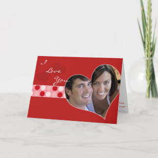 Festiva Te Amo Tarjeta Follada De Fotografía