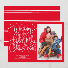 Festiva Te deseo una tarjeta de vacaciones para Navidades 