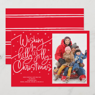 Festiva Te deseo una tarjeta de vacaciones para Navidades 