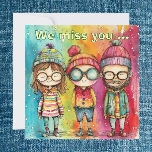 Festiva Te Extrañamos la tarjeta