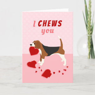 Festiva Te presento una tarjeta de vacaciones de Beagle El