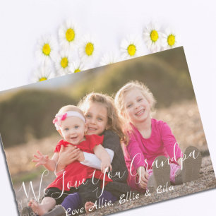 Festiva Te queremos la tarjeta del día del abuelo