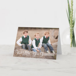 Festiva Te queremos tarjeta del día de la abuela