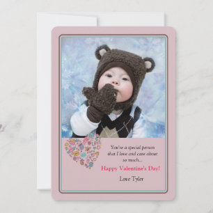 Festiva Te quiero foto tarjeta de San Valentín