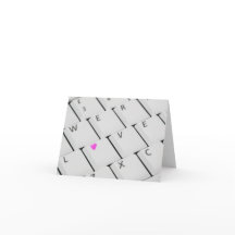 Teclado de amor - Tarjeta de saludo