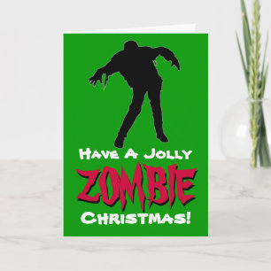 Festiva Tener Una Tarjeta De Navidades Irónicos Zombie (Ve