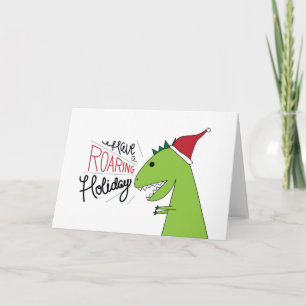 Festiva Tener una tarjeta de Santa Rex para vacaciones rui