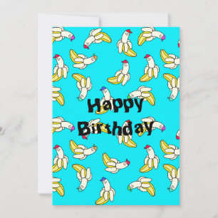 Festiva Tenga una tarjeta de cumpleaños de plátano