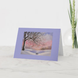 Festiva Tis la estación, tarjeta del día de fiesta