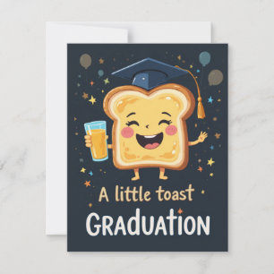 Festiva Toast a la tarjeta de graduación, Cute Pun para la