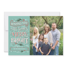 Todas las cosas Tarjeta fotográfica navideña fresc