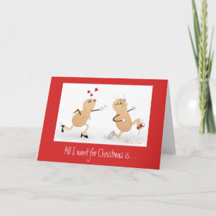 Festiva Todo lo que quiero para la tarjeta de felicitación