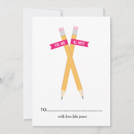 Festiva Todos escribes la tarjeta de San Valentín