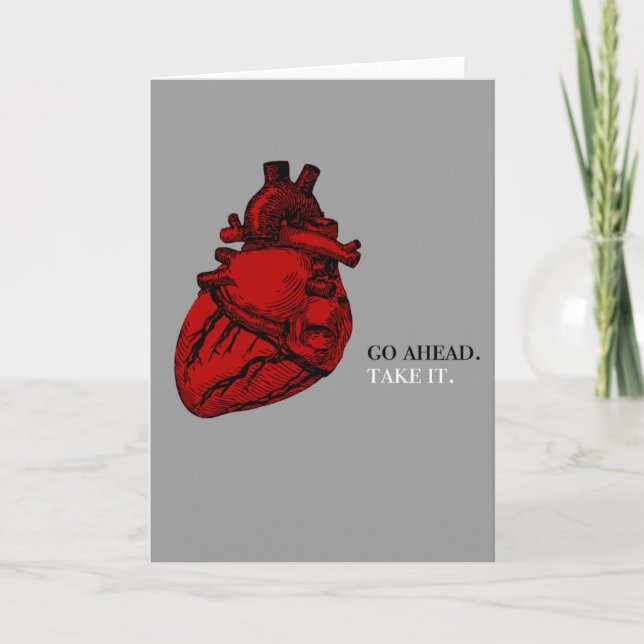 Festiva Tome mi tarjeta del corazón (Anverso)