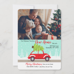 Festiva Traer la tarjeta feriada de fotos de la casa del á