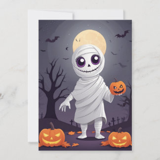 Festiva Travesuras de Momia – Tarjeta de Regalo de Hallowe
