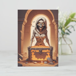 Festiva Travesuras de Momia – Tarjeta de Regalo de Hallowe