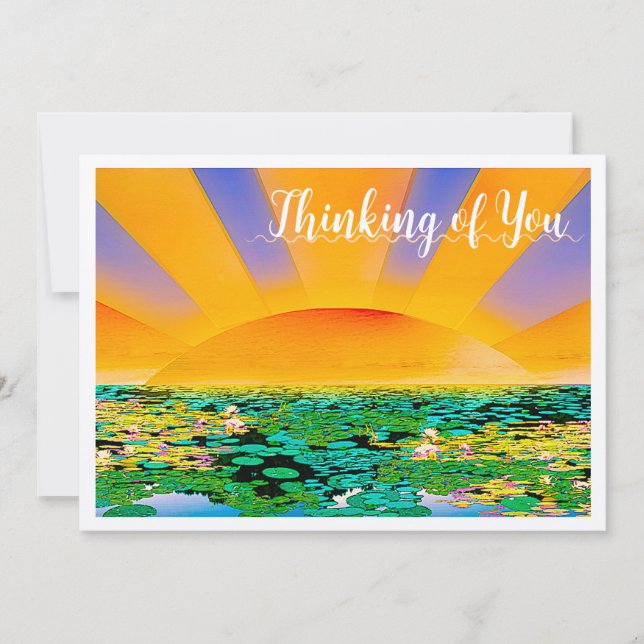 Festiva TREMENDA TRANQUILIDAD 5x7 tarjeta plana (Anverso)