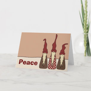 Festiva Tres sabios elfos, tarjeta de saludo