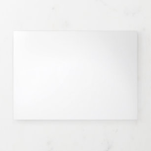 Festiva Tríptica Tarjeta de vacaciones plegable trifold de 5" x 7"