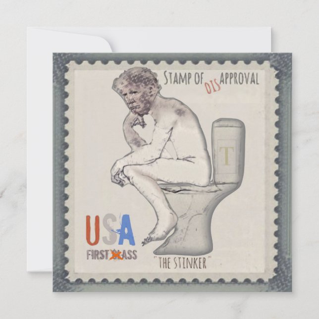 Festiva Trump, la tarjeta de vacaciones más apestosa (Anverso)