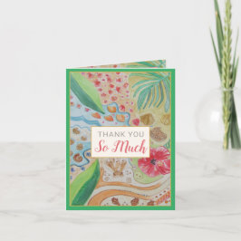 Festiva Tu haces al mundo mejor tarjeta de agradecimiento