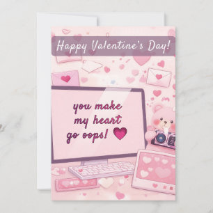 Festiva ¡Tú haces que mi corazón dé un vuelco! 💗 Tarjeta