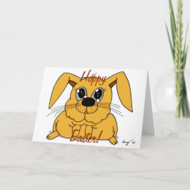 Festiva Un conejito gordo: "¡Pascua amamantada!" Tarjeta